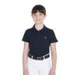 Equestro Polo Bambini Slim Fit da Allenamento modello Dalai