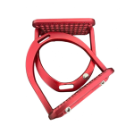 Equipe Staffe in alluminio con panca antiscivolo forata - Rosso